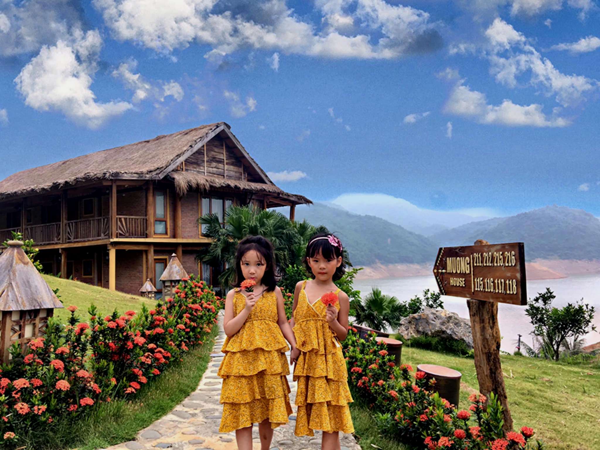 Khu vui chơi trẻ em tại Mai Châu Hideaway
